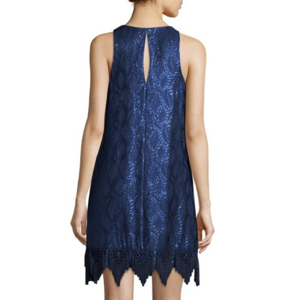 NWT Lilly Pulitzer Marquette Shift Dress Navy XS - Picture 3 of 7